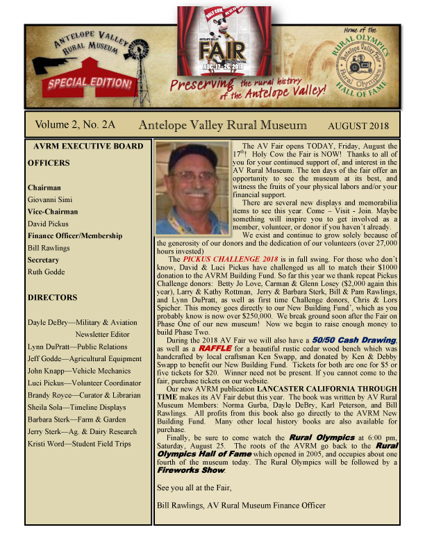 Newsletter Aug Vol.2, No.2A