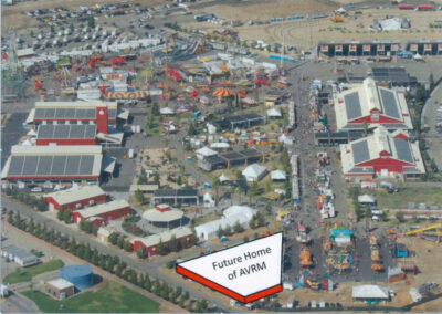 fairgrounds with AVRM birds-eye view